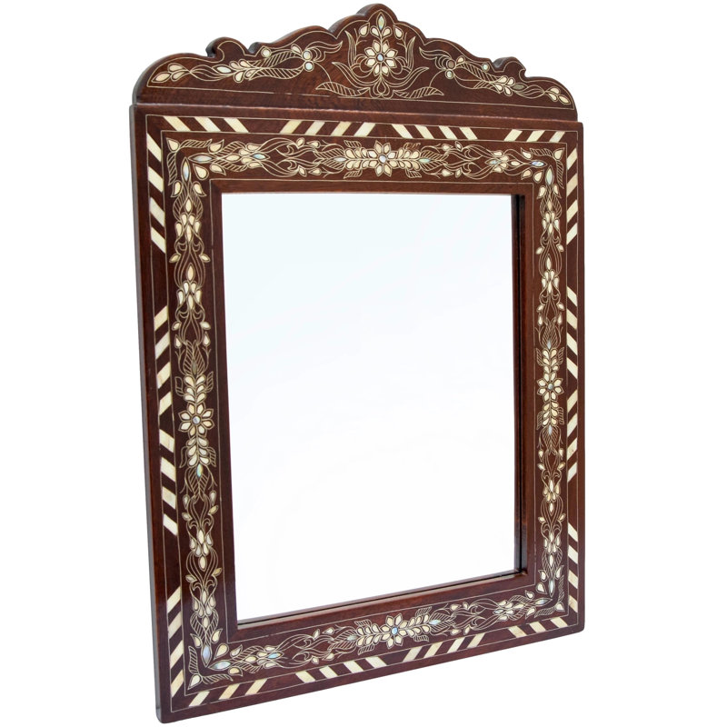 Arch Solid Wood Wall Mirror