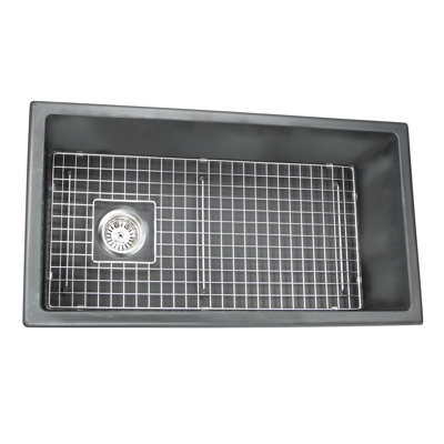 34.25'' L Single Basin Kitchen Sink