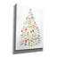«Merry Meta Christmas Tree» Epic Graffiti par Art Licensing Studio, art mural sur toile, 40 po x 54 po