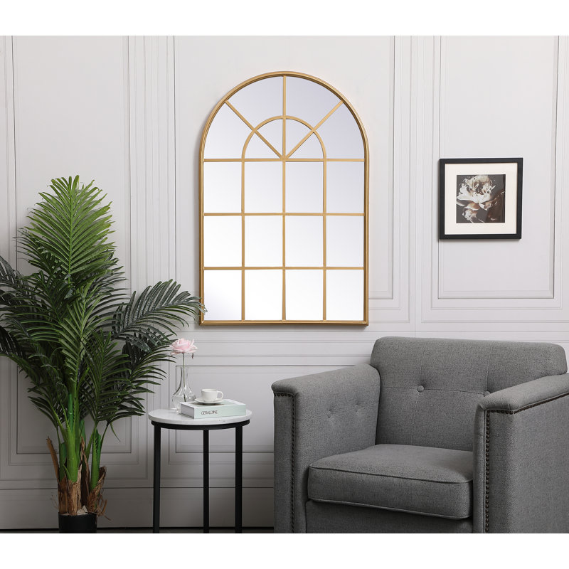 Miroir biseauté Avdja, 41,5 po x 28 po, Laiton