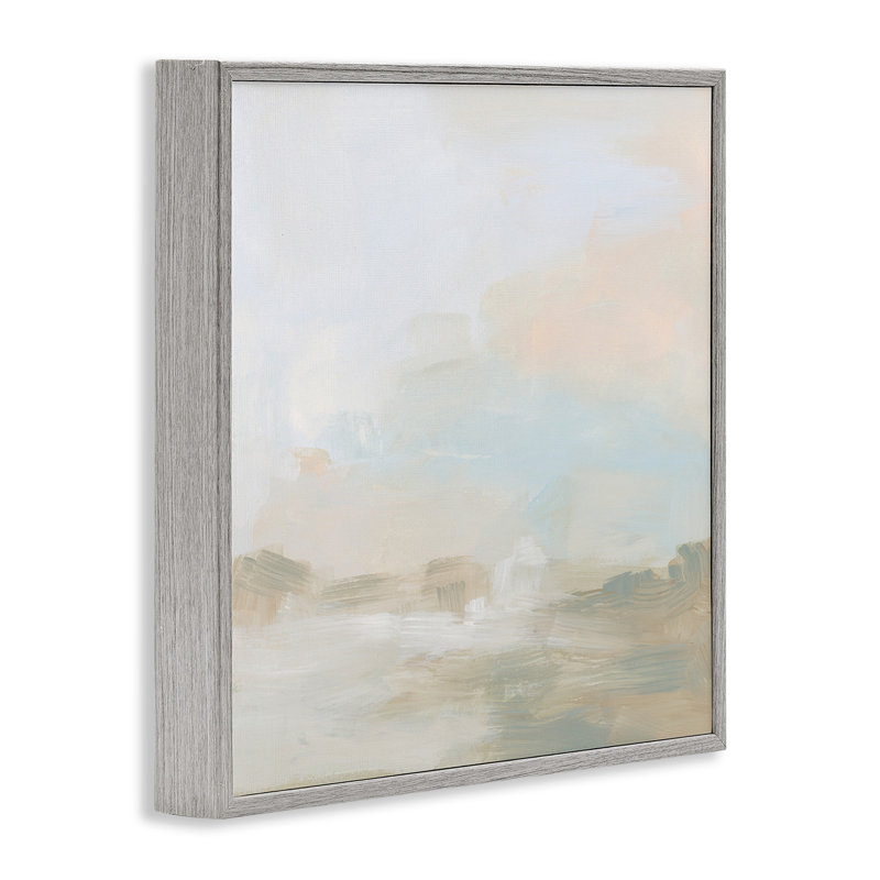 Giclée abstraite moderne de paysage moderne par June Erica Vess, H 17 po x l 17 po x P 1,5 po, Estampe numérique Farmhouse