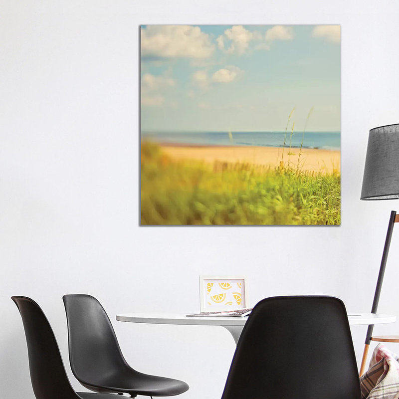 Layers 1 Piece Wrapped Canvas Wall Art, 93.98 cm H x 93.98 cm W x 3.175 cm D