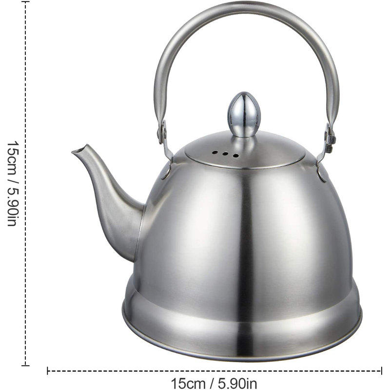 Creative Home Stainless Steel Stovetop Tea Kettle