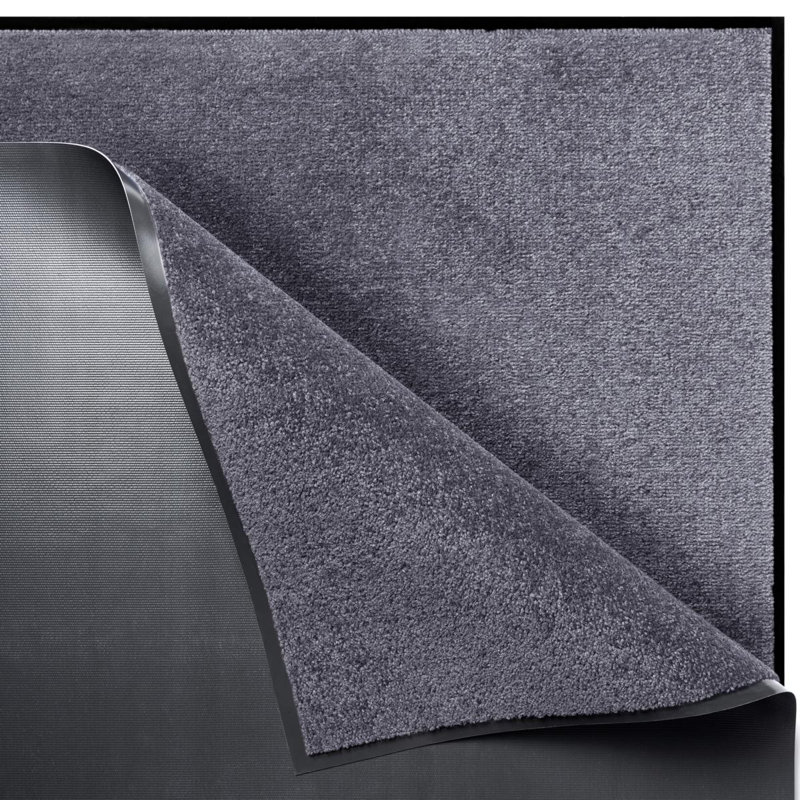 Boothe Doormat, 0.7cm H x 60cm W x 80cm D, Grey