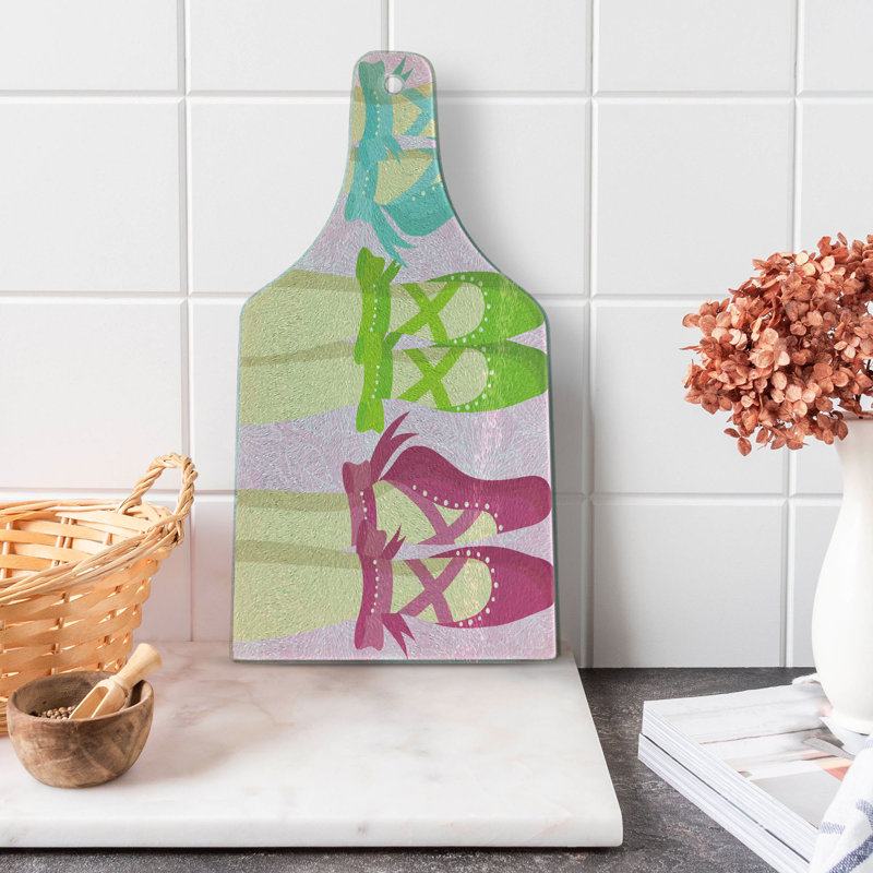Multicolore planche à découper en verre trempé Ambesonne Ballet