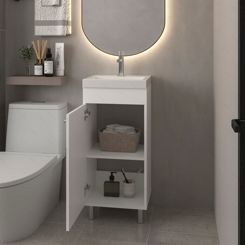 Lavabo de salle de bain Waterford, Blanc