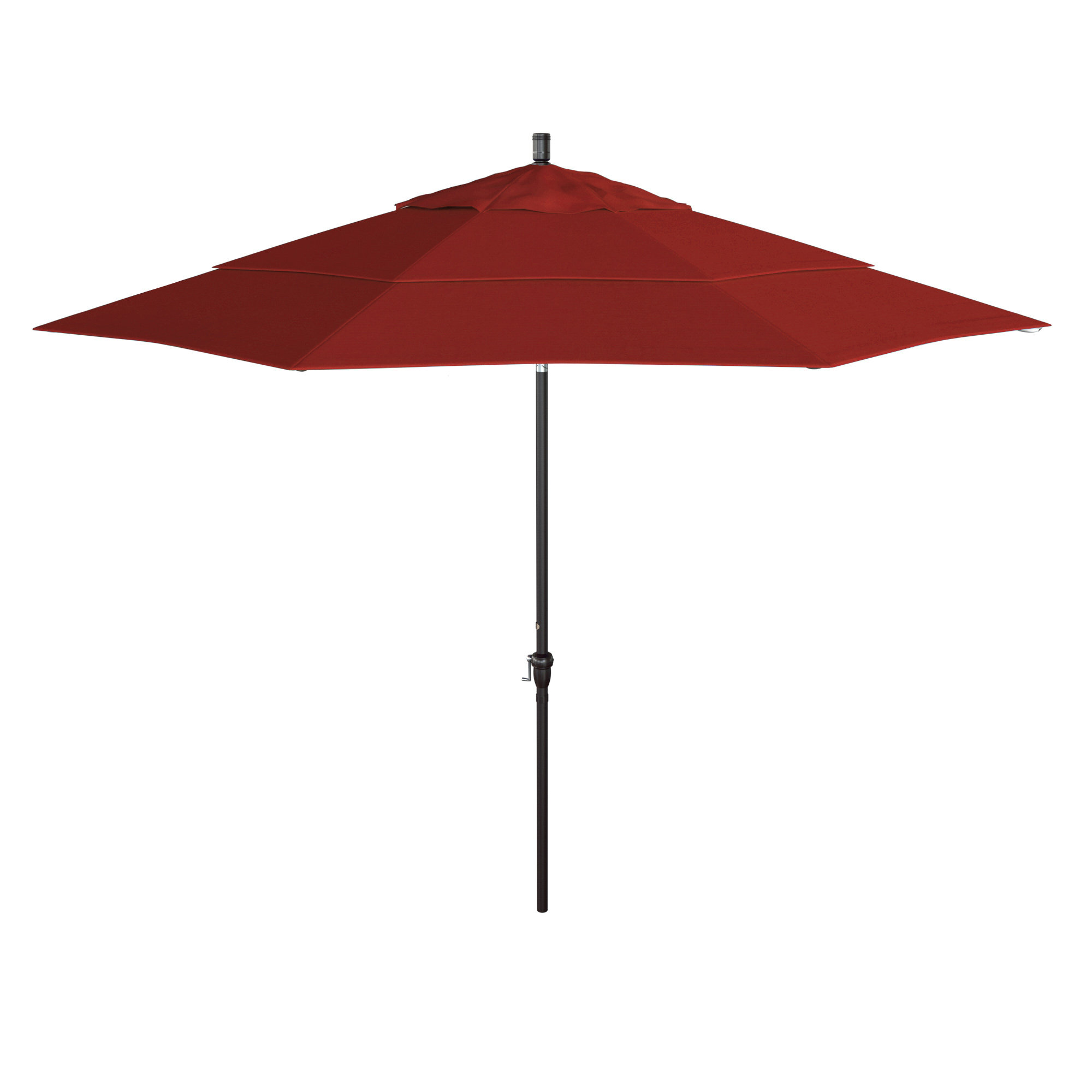 132'' Outdoor Umbrella, Red- Olefin