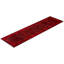 Tapis noué à la main Mazarine, unique en son genre - rouge