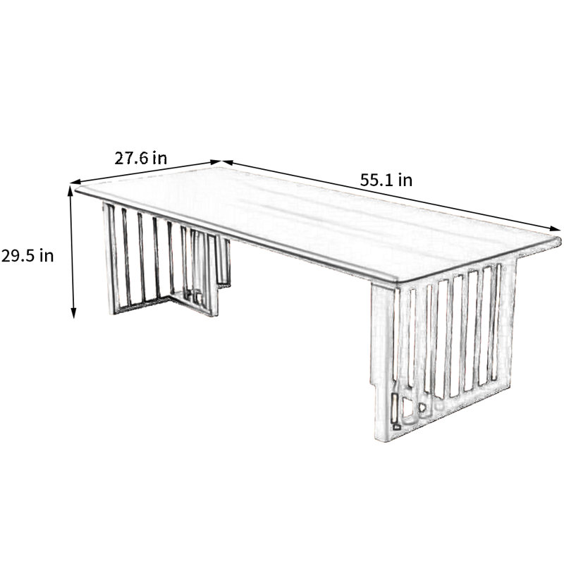 Soph, 27.6" W x 55.1" L