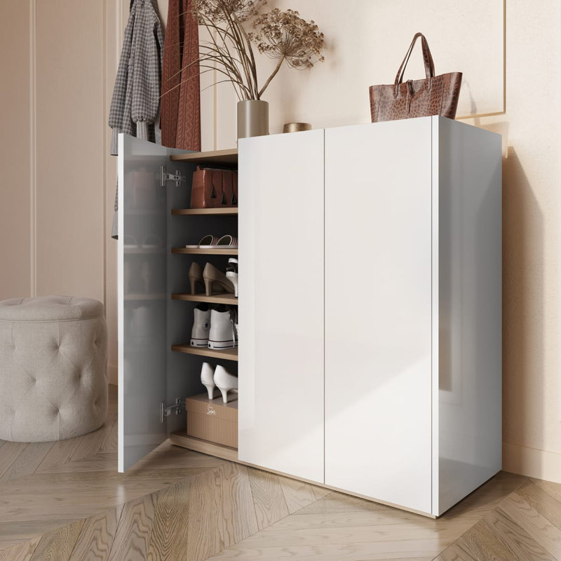 Baryn 95cm Sideboard, White