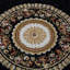 Tapis noir à motif floral Gossard-21292410