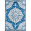Tapis bleu / gris Arvillia802-193078917