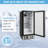 Compact Refrigerator Under-counter/Freestanding Fridge w/ Adjustable Temperature