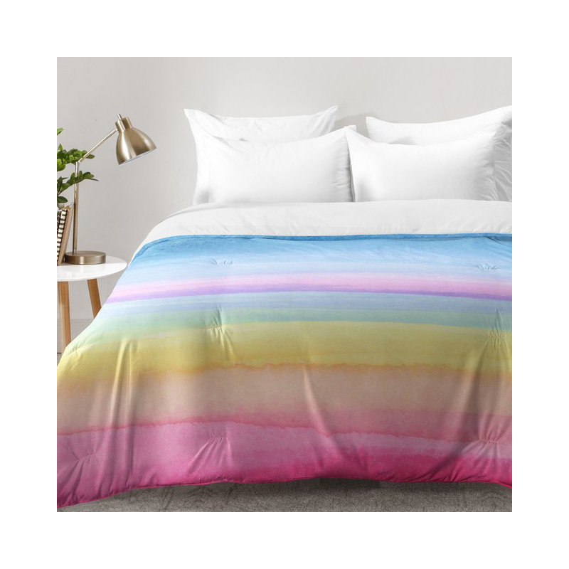 Joy Laforme Modern & Contemporary Polyester Abstract Comforter, Twin XL Comforter + 1 Standard Sham