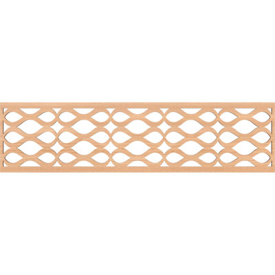 47"W x 12"H x 3/8"T Somerset Fretwork Moulding, Hickory