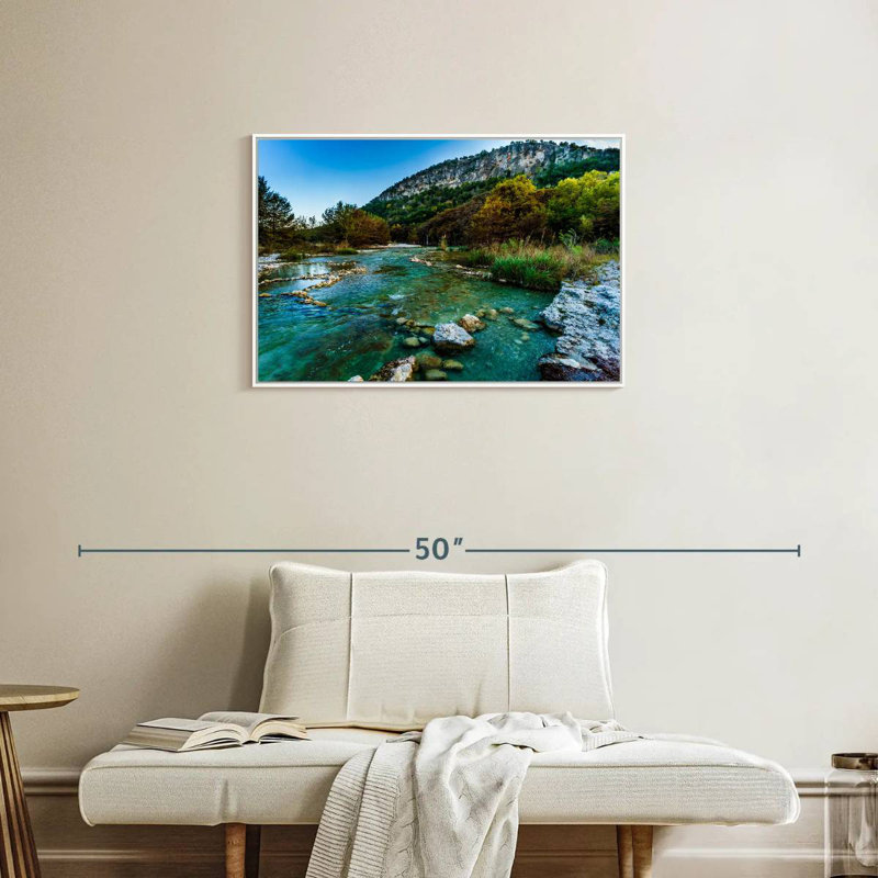 Frio River, Cadre flottant blanc, 31 po x 21 po