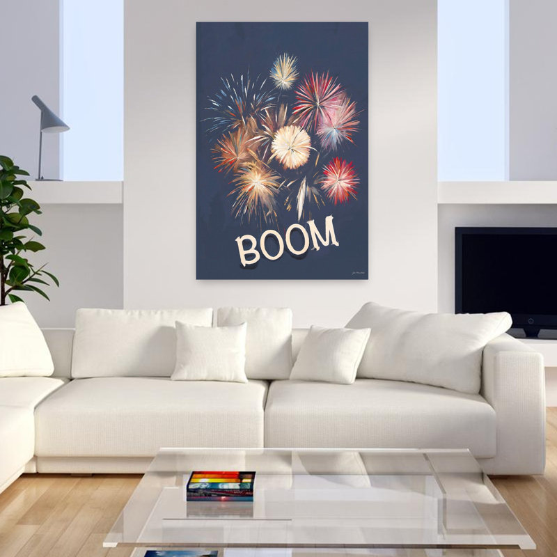 Boom Abstract Art contemporain, H 48 po x l 32 po