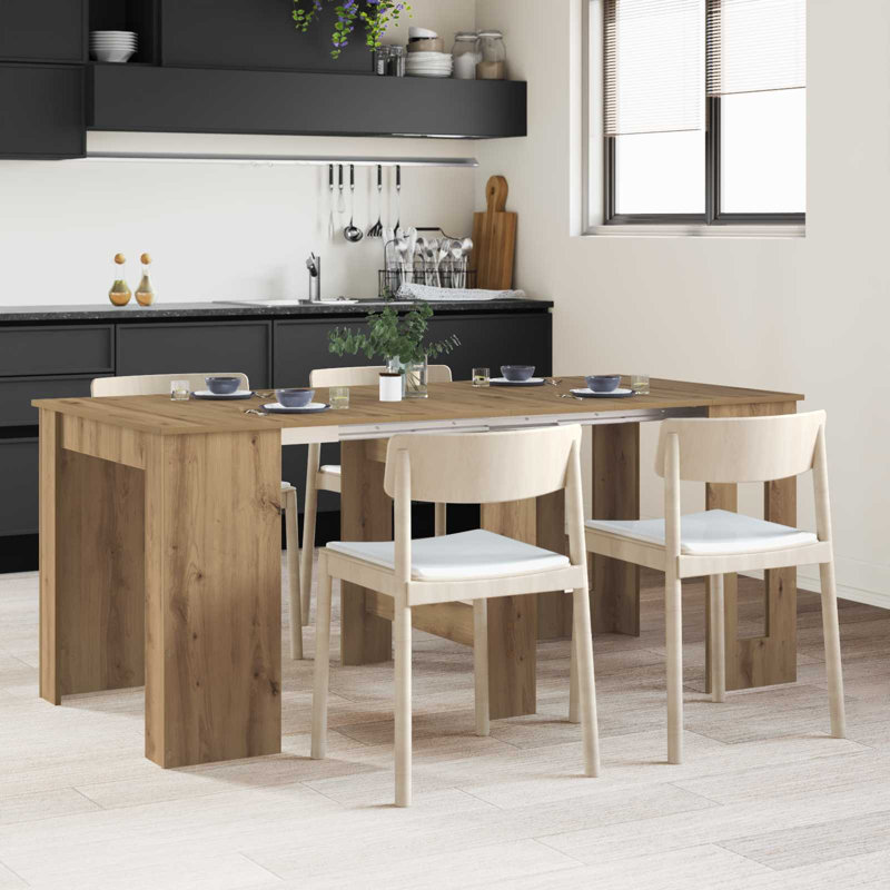 Extendable Dining Table, Artisan Oak