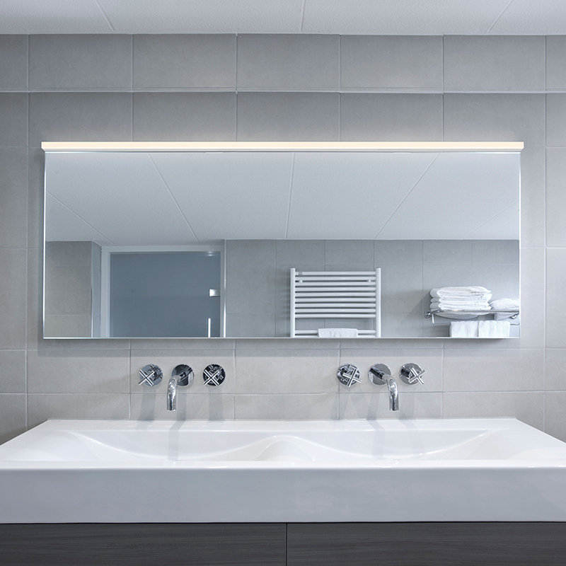 Stix Plus LED Wall Bar , Bright Satin Aluminum, 64 W, 0.75'' H x 72'' W x 1'' D