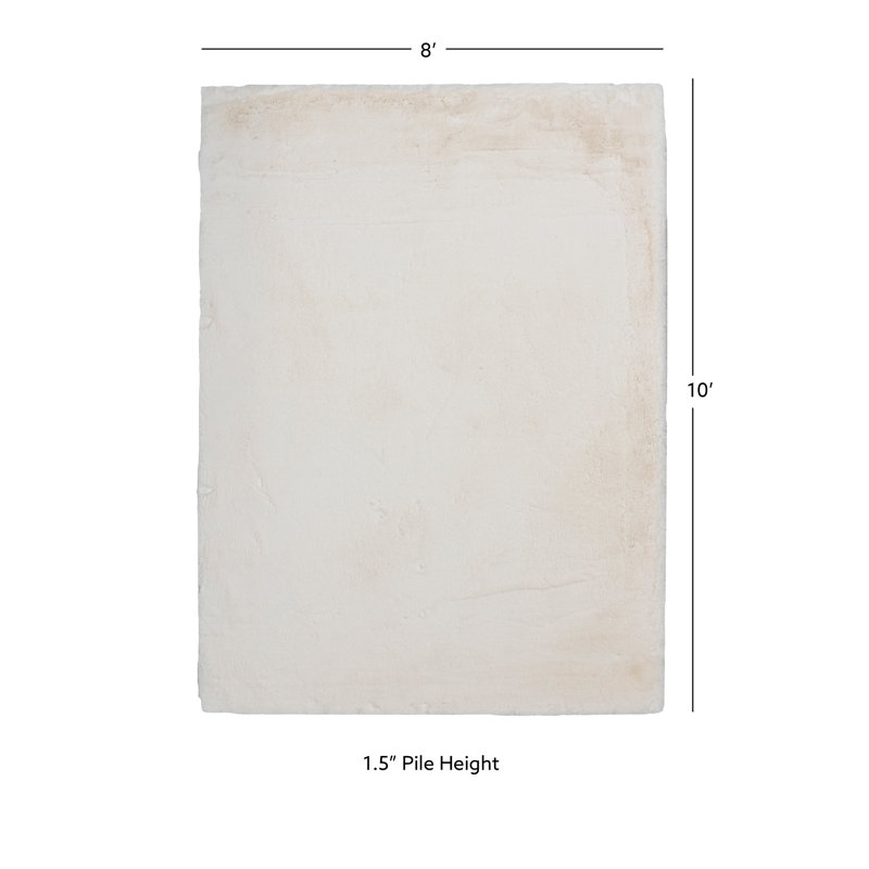 Tapis touffeté à la main Jalissia, Rectangle 8 pi x 10 pi