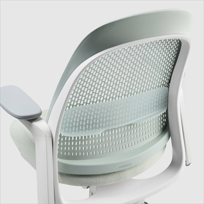 Haworth Breck Office Chair, Agave, White