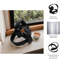 Pièce décorative décorative moderne en aluminium et métal - Noir-1712872221-1672896264