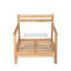 Ensemble de conversation pour patio en bois d'acacia