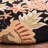 Emrick Blossom Hand Hooked Wool/Cotton/Latex Floral Rug in Black-19268850