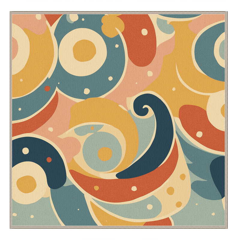 Bold Streak Rug, Square 8'