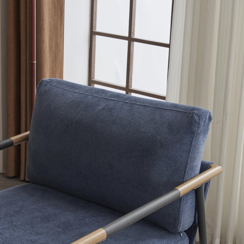 Fauteuil Jennay, Chenille bleu