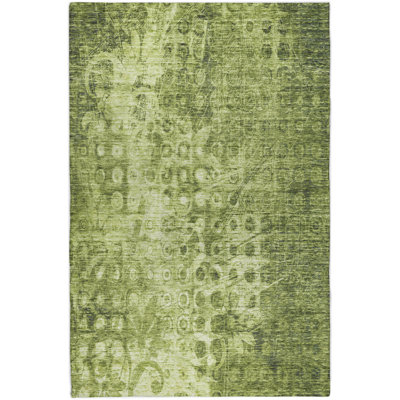 Premium Machine Washable Dream Shag ADS577 Ikat Rug