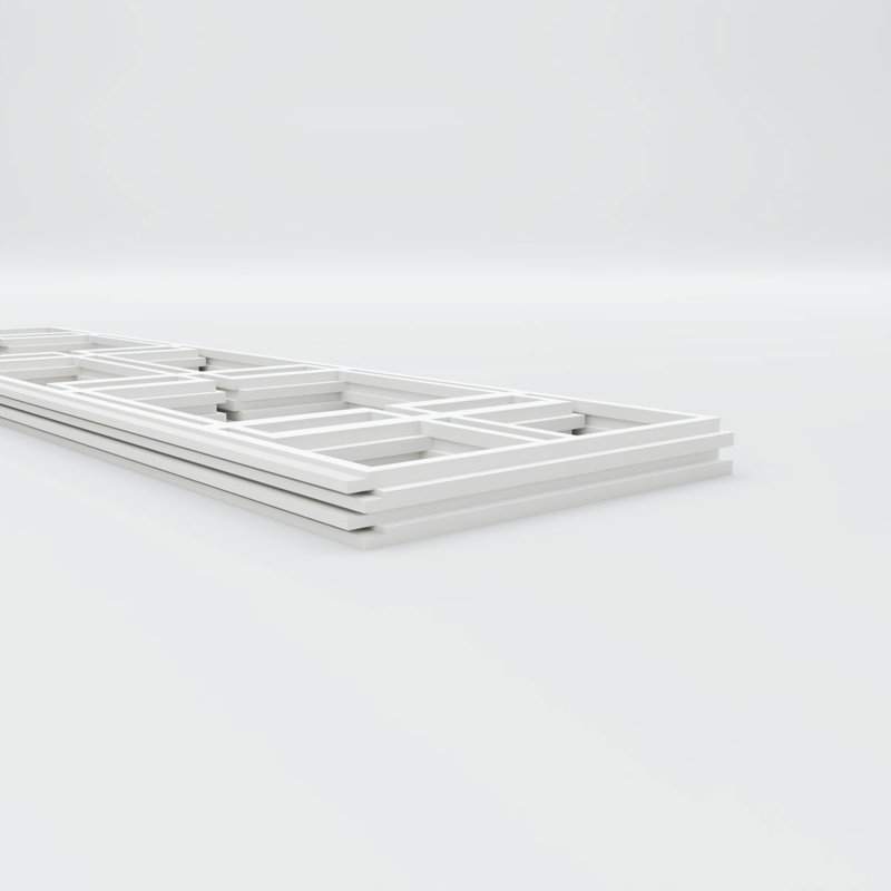 Panneaux de lambris H 24 1/4 po x l 94 1/2 po x P 3/8 po