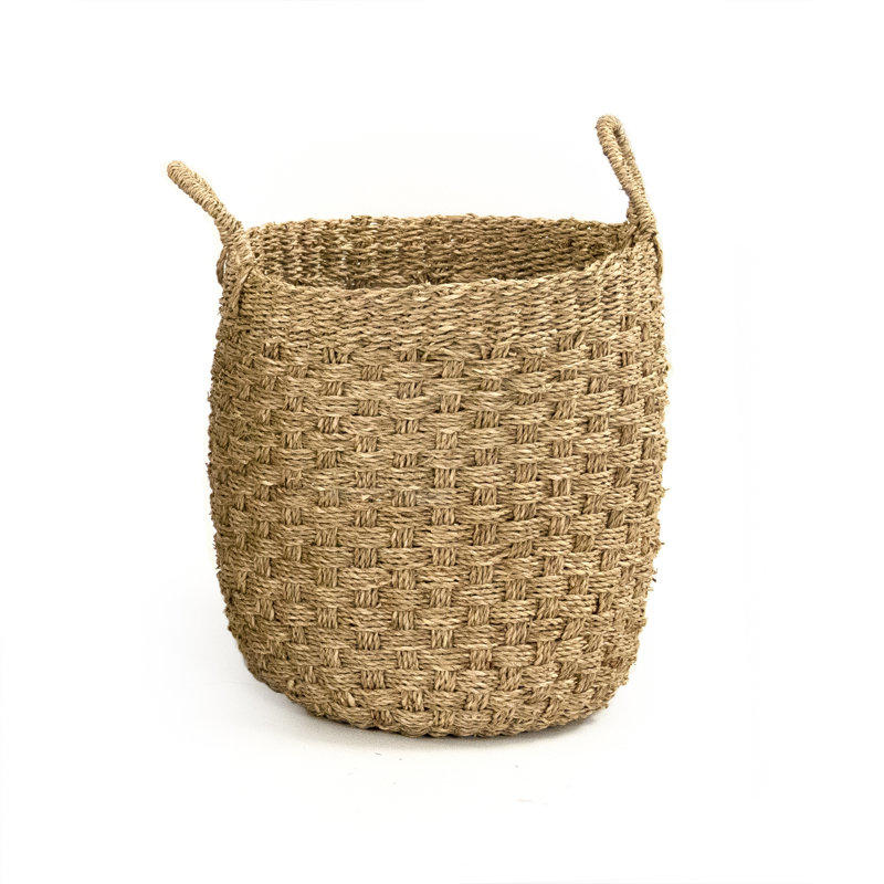 Rosecliff Heights Seagrass Decorative Basket