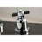 Kingston Brass Millennium Two-Handle 3-Hole Deck Mount Widespread Bathroom Faucet with Brass Pop-Up Drain-138764682