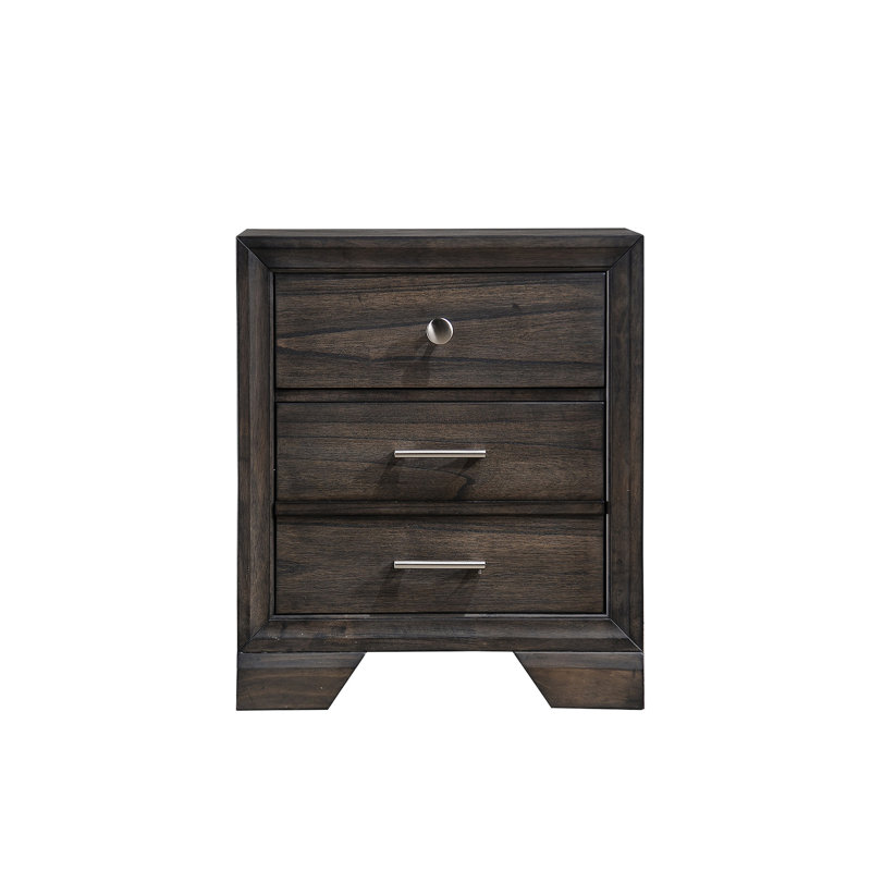 Table de chevet 2 tiroirs 1pc