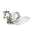 Garden Friends Pewter Butter Dish