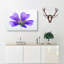 Purple Geranium Flower - Wrapped Canvas-56639252