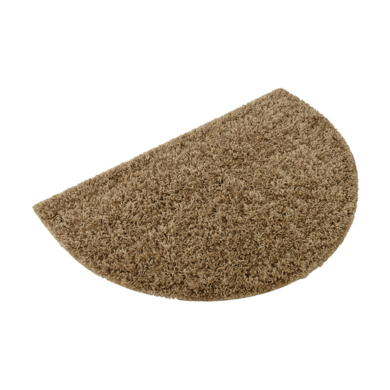 Tapis taupe Santoya, Demi-cercle 2 pi 2 po x 3 pi 7 po, Taupe