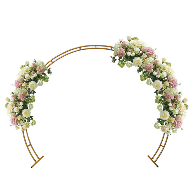 Fairmont Park Dade Metal Wedding Arch Stand Gold 