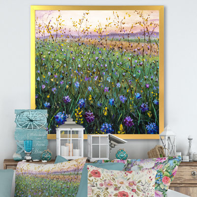 Vibrant Colorful Field Of Wildflowers " Vibrant Field Of Wildflowers "