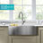 Merlin Stainless Steel Pull Down Single Handle Kitchen Faucet-73641022