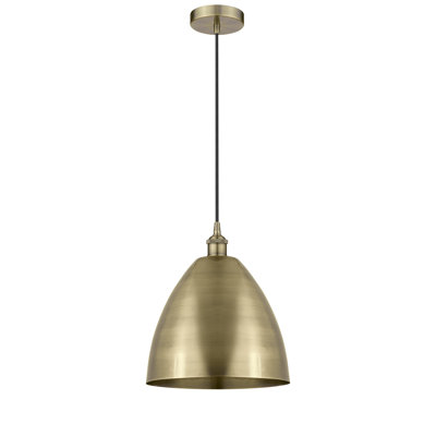 Luminaire suspendu conique à 1 lumière