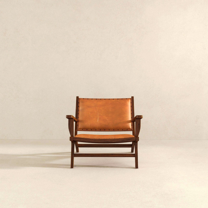 Fauteuil en cuir Daniel
