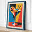 Geometric Cocktail Art Deco - Wrapped Canvas-822620410-822620404