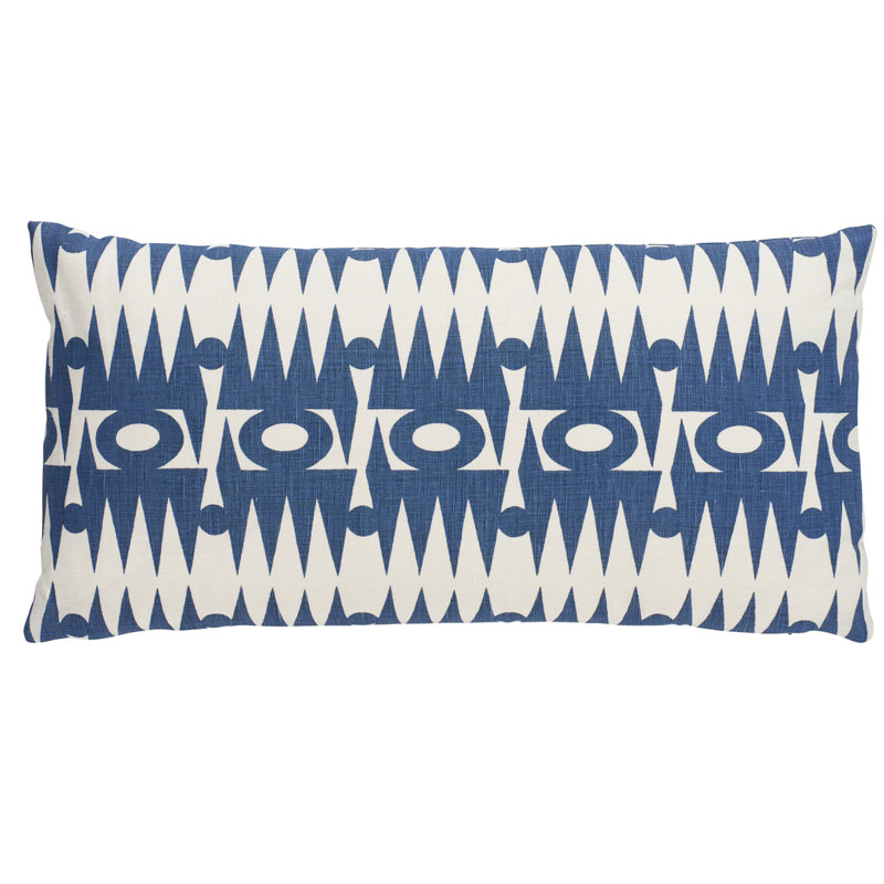 Schumacher x Drusus Tabor Ra Pillow, Navy