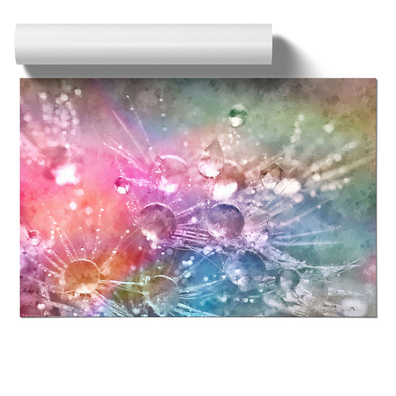 Dandelion Seeds Painting - Frameless Print, 42cm H x 59cm W x 0.1cm D