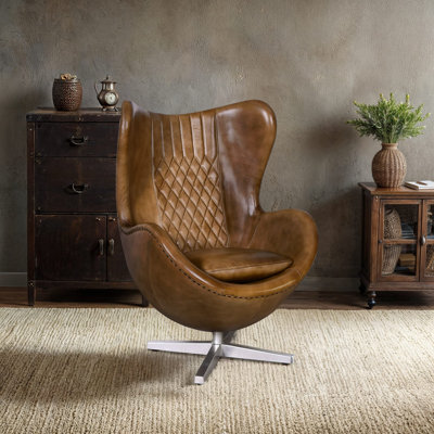 Eadaoin Upholstered Swivel Armchair
