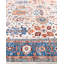 Tapis noué à la main de conception unique Tribal - beige, 8 pi 9 po x 11 pi 9 po