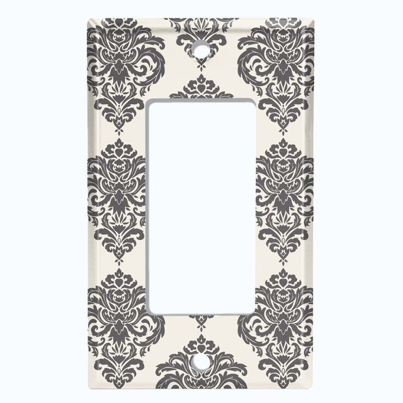 Patterned 1 - Gang Rocker Standard Wall Plate
