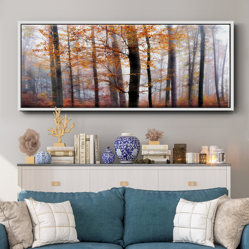 Lost in the Forest- Framed Canvas, 24" H x 60" W